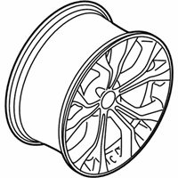 OEM BMW X5 Disc Wheel, Light Alloy, Bright-Turned - 36-11-6-853-960