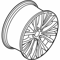 OEM 2015 BMW X5 Light Alloy Disc Wheel Reflexsilber - 36-11-6-853-954