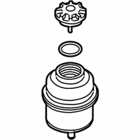 OEM 2006 BMW 550i Power Steering Reservoir - 32-41-6-782-538