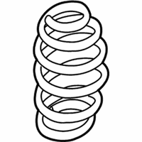 OEM Lexus HS250h Spring, Coil, Rear - 48231-75040