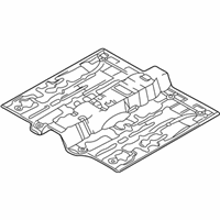 OEM 2003 Hyundai Elantra Panel-Center Floor - 65111-2D010