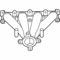 OEM 2008 Dodge Caliber Exhaust Manifold - 4884822AC