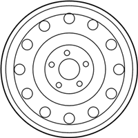 OEM 2011 Kia Optima Wheel Assembly-Steel - 529102T200