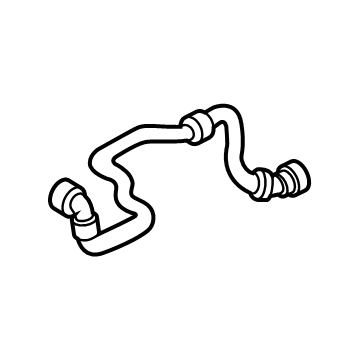 OEM 2022 BMW M4 HOSE RADIATOR-WATER PUMP - 17-12-8-096-446