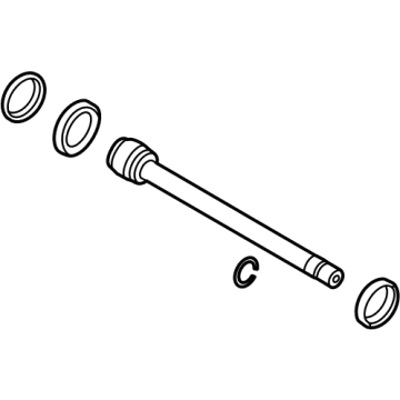 OEM 2021 Ford Mustang Mach-E Axle Shaft - LX6Z3A329D