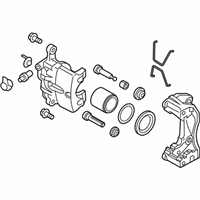 OEM 2018 Hyundai Elantra GT CALIPER Kit-Front Brake, LH - 58180-G3A00