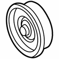 OEM 2000 Lincoln LS Serpentine Idler Pulley - XW4Z-8678-DA