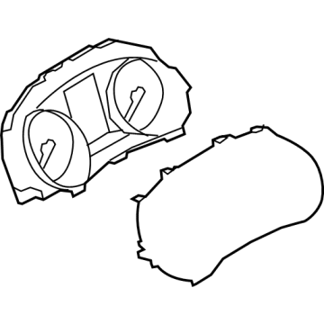 OEM 2021 Nissan Sentra COMBINATION METER ASSY-INSTRUMENT - 24810-6LW0B