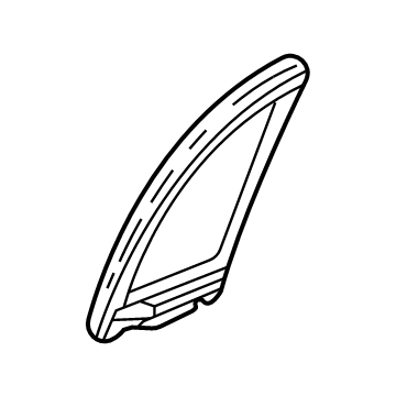OEM Toyota Mirai Weatherstrip - 68215-62010