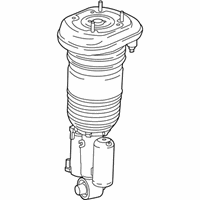 OEM BMW Rear Left Air Suspension Struts - 37-10-6-872-967