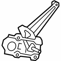 OEM Lexus ES350 Regulator Sub-Assembly - 69804-52090