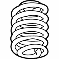 OEM 2021 Chevrolet Trax Coil Spring - 95996717