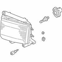 OEM 1998 Infiniti QX4 Right Headlight Assembly - 26010-1W326