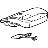 OEM 2018 Buick Regal Sportback Seat Cushion Pad - 39195508