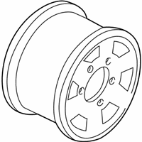 OEM 1994 Chevrolet K2500 Wheel Rim Assembly 15X7Jj Styled 127.0 Bcd 5 Holes - 9591532