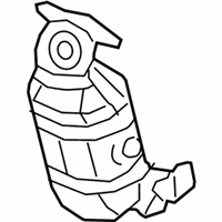 OEM 2018 Jeep Cherokee Catalytic Converter - 68314764AB