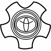 Genuine Toyota Tacoma Center Cap - 42603-AD040