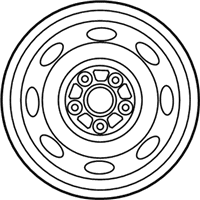 OEM 2008 Toyota Tacoma Wheel, Spare - 42601-AD010