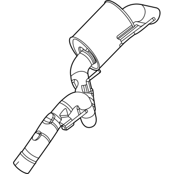OEM Jeep Wagoneer RESONATOR-EXHAUST - 68422058AB