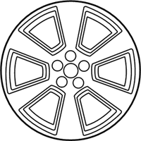 OEM 2004 Toyota Corolla Wheel, Alloy - 42611-AB011