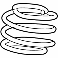 OEM 2020 Dodge Journey Front Coil Spring Left - 52122724AA