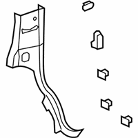 OEM Cadillac Escalade ESV Lock Pillar Trim - 22871333