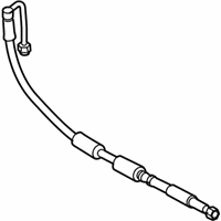 OEM 2008 BMW X5 Power Steering Pressure Hose - 32-41-6-772-817