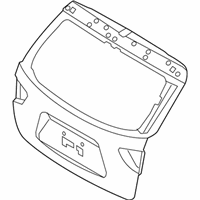 OEM Hyundai Veracruz Panel Assembly-Tail Gate - 73700-3J030