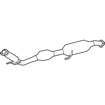 OEM Toyota Camry Converter & Pipe - 17410-F0131