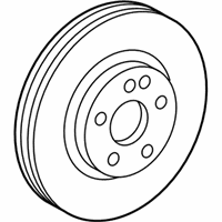 OEM Chrysler Crossfire Brake Rotor - 5098063AA