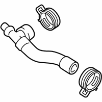 OEM 2012 BMW 750Li Coolant Hose - 17-12-7-575-432