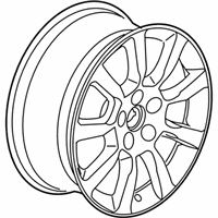 OEM 2011 Cadillac CTS Wheel Rim-18X8.5J 48 Mm Outside 120X5Xm14 - 9598774