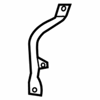 OEM 2013 BMW ActiveHybrid 3 Strut, Partition Wall - 51-61-7-326-244