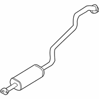 OEM 2000 Nissan Sentra Exhaust, Sub Muffler Assembly - 20300-4M820