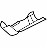 OEM 2001 Nissan Sentra INSULATOR-Heat, Exhaust Tube Front Lower - 20510-4Z200