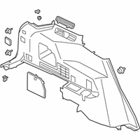 OEM 2020 Ford Explorer Quarter Trim Panel - LB5Z-7831013-EA