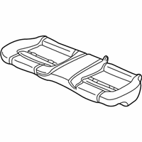 OEM 2000 Honda Accord Pad & Frame, Rear Seat Cushion - 82132-S82-A01