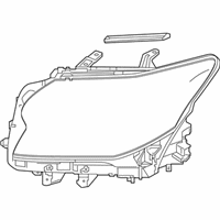 OEM 2021 Lexus GX460 Headlamp Unit With Gas - 81145-60Q00