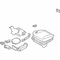 OEM 2003 Infiniti Q45 Cushion Assy-Front Seat - 87350-AT280