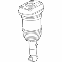 OEM 2022 BMW X7 AIR SPRING STRUT, REAR LEFT - 37-10-6-869-039