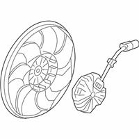 OEM 2020 Cadillac CT6 Fan Module - 23405263