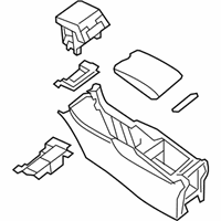 OEM 2012 Infiniti EX35 Box Assy-Console, Center - 96910-1UX4B