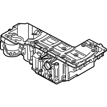 OEM BMW 540i Upper Oil Pan - 11-13-7-852-270