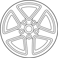 OEM 2003 Lexus RX300 Wheel, Disc - 42611-48070