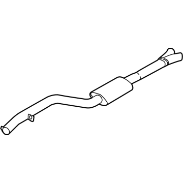 OEM BMW X5 Front Muffler - 18-30-7-935-438