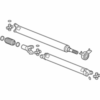 OEM 2012 Chevrolet Silverado 2500 HD Drive Shaft Assembly - 23396450