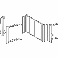 OEM 2010 Toyota Matrix Radiator Assembly - 16410-AZ009