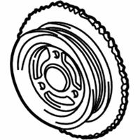 OEM BMW 318ti Damper Pulley - 11-23-1-743-305