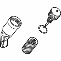 OEM Oil Filter With Plastic Cover - 11-42-1-715-878