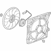 OEM Cadillac SRX Fan Shroud - 25931645